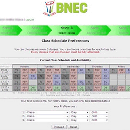 BNEC Online Registration